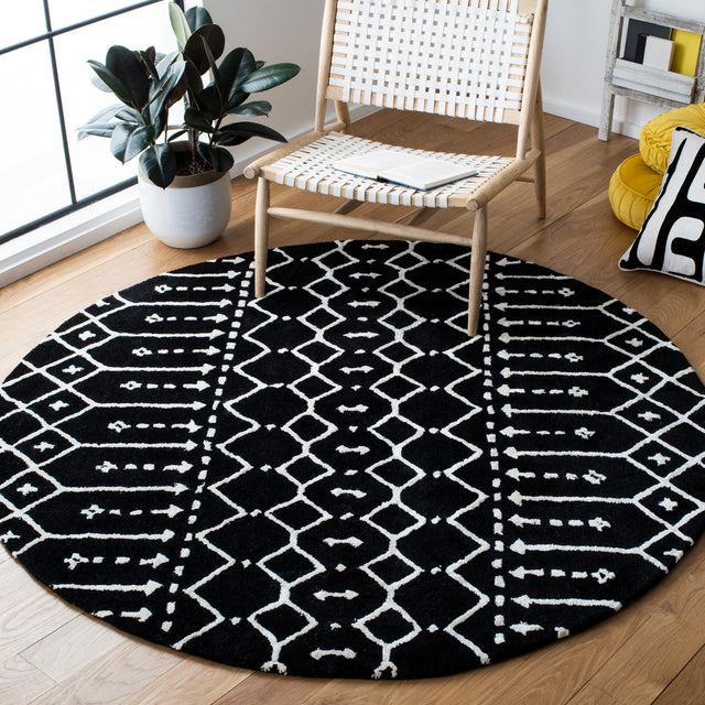 Safavieh Himalaya Him903Z Black/Ivory Rugs - Safavieh - him903z - 6r