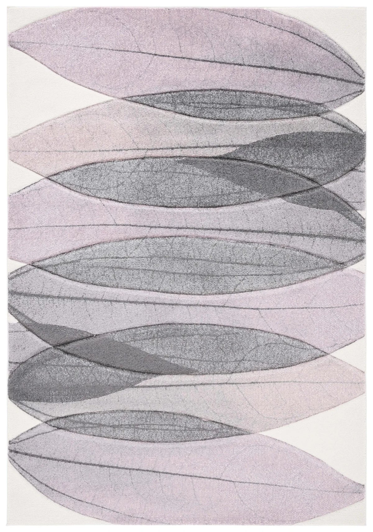 Safavieh Hollywood 4'-0" x 6'-0" Rug in Ivory / Purple