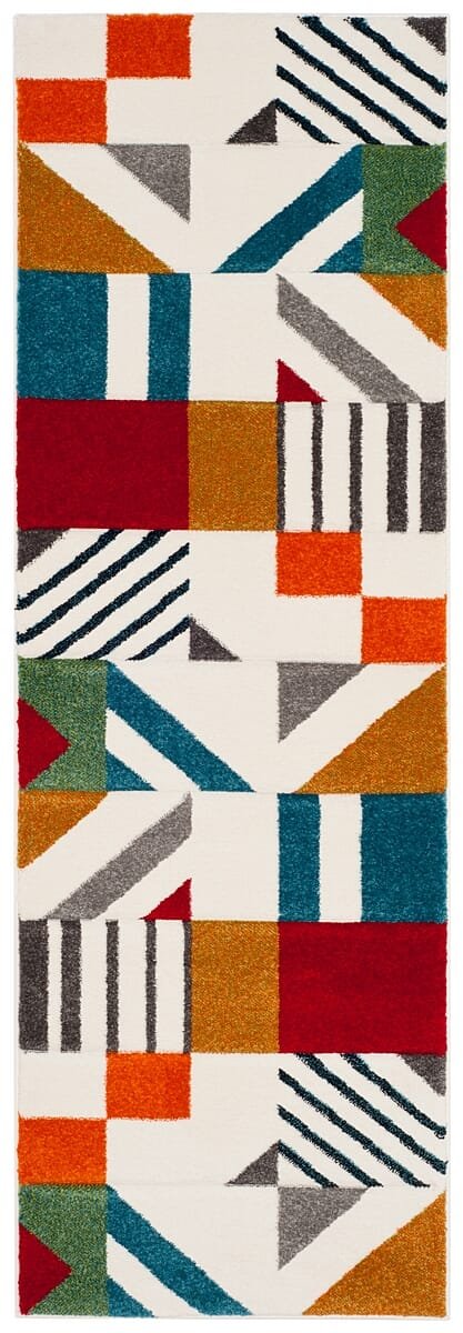 Safavieh Hollywood Hlw709B Ivory / Peacock Blue Rugs - Safavieh - hlw709b - 26
