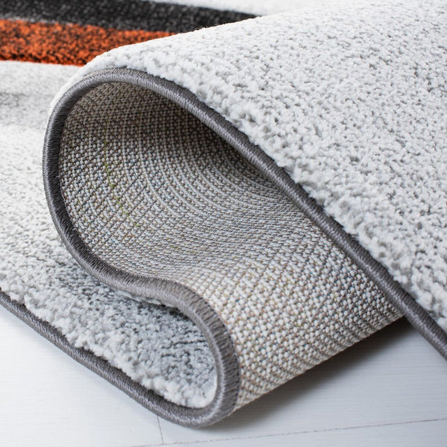 Safavieh Hollywood Hlw710P Grey/Orange Rugs - Safavieh - hlw710p - 7r