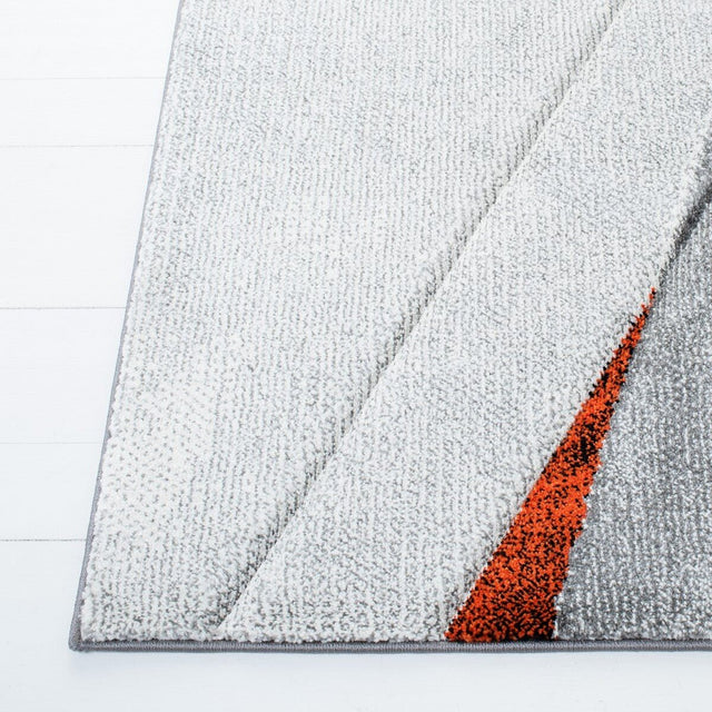 Safavieh Hollywood Hlw710P Grey/Orange Rugs - Safavieh - hlw710p - 7r