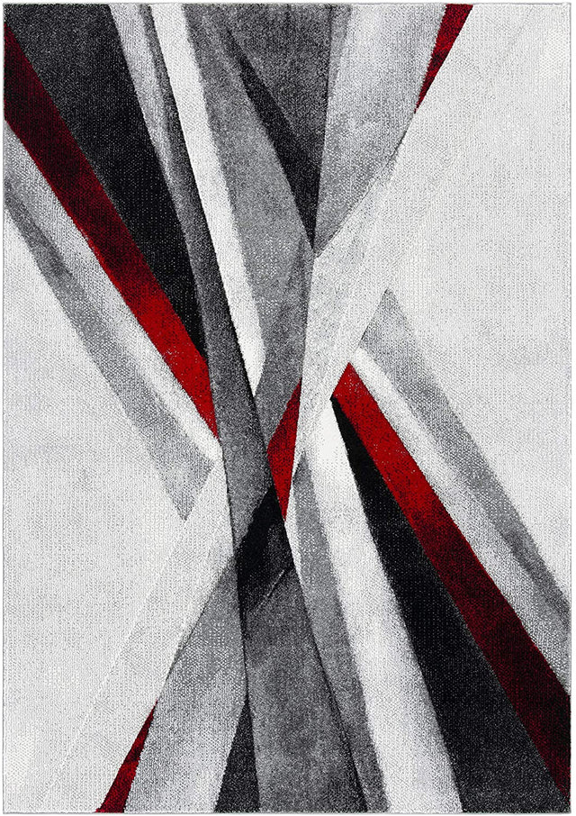 Safavieh Hollywood Hlw710Q Grey/Red Rugs - Safavieh - hlw710q - 3