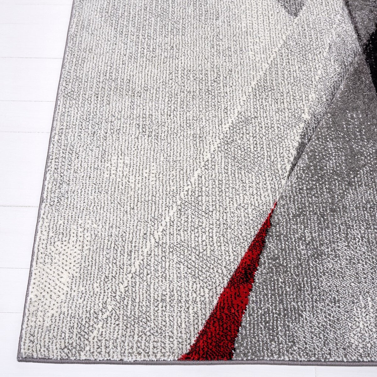 Safavieh Hollywood Hlw710Q Grey/Red Rugs - Safavieh - hlw710q - 7r
