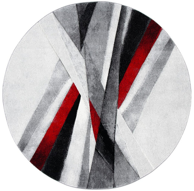 Safavieh Hollywood Hlw710Q Grey/Red Rugs - Safavieh - hlw710q - 7r