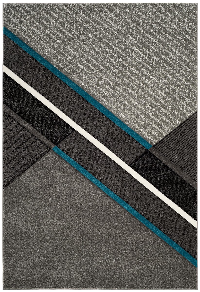 Safavieh Hollywood Hlw711D Grey / Teal Rugs - Safavieh - hlw711d - 3