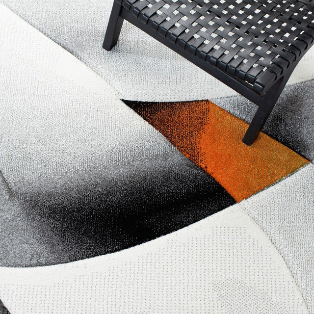 Safavieh Hollywood Hlw713P Grey/Orange Rugs - Safavieh - hlw713p - 7r