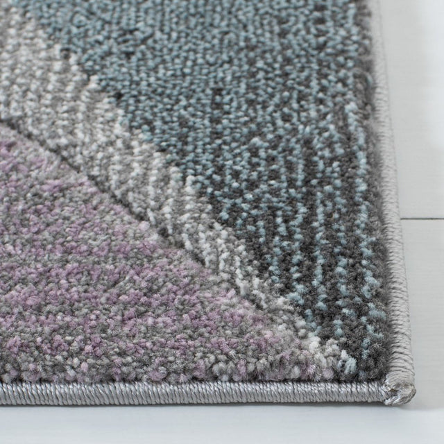Safavieh Hollywood Hlw715F Grey/Light Blue Rug - Safavieh - hlw715f - 7r