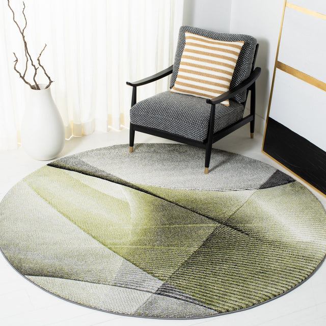 Safavieh Hollywood Hlw715Y Grey/Green Rugs - Safavieh - hlw715y - 7r