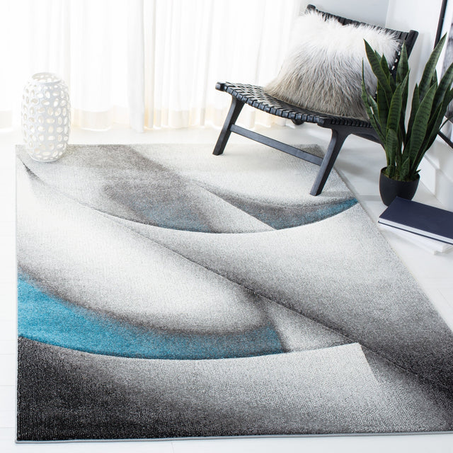 Safavieh Hollywood Hlw716M Grey/Blue Rugs - Safavieh - hlw716m - 3