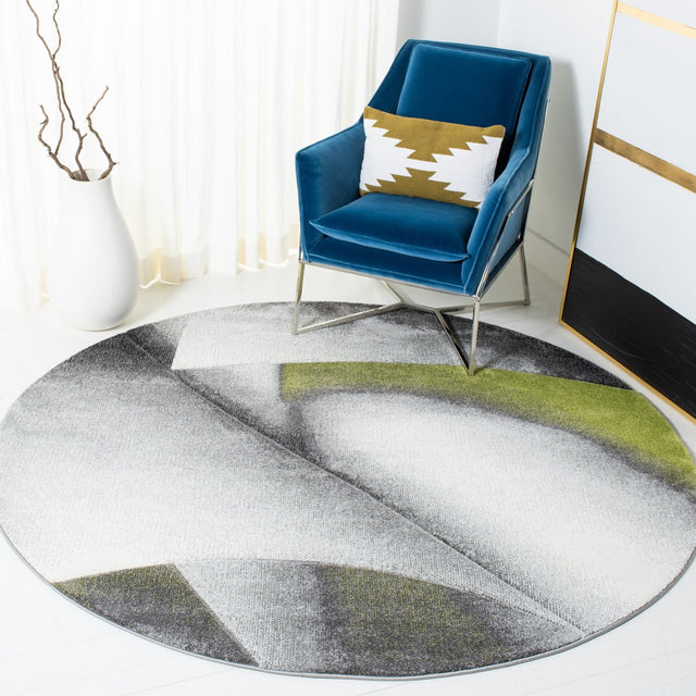 Safavieh Hollywood Hlw716Y Grey/Green Rugs - Safavieh - hlw716y - 7r