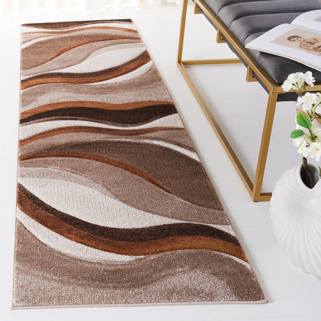 Safavieh Hollywood Hlw766B Beige/Brown Rug - Safavieh - hlw766b - 7r