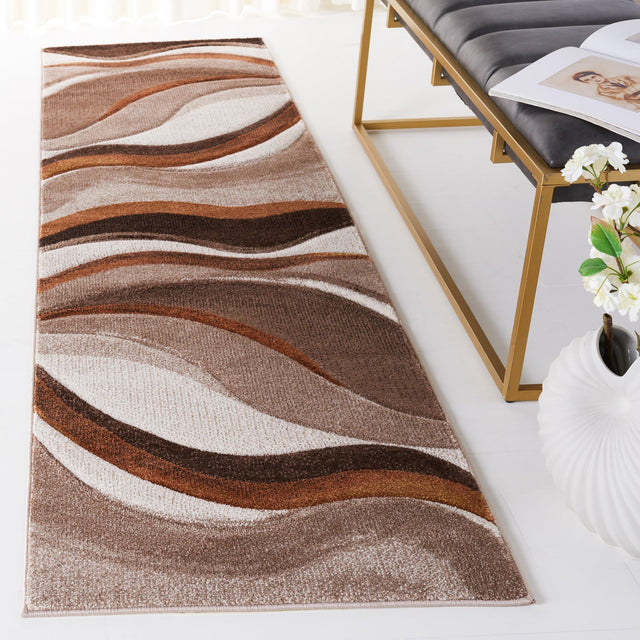 Safavieh Hollywood Hlw766B Beige/Brown Rug - Safavieh - hlw766b - 7r