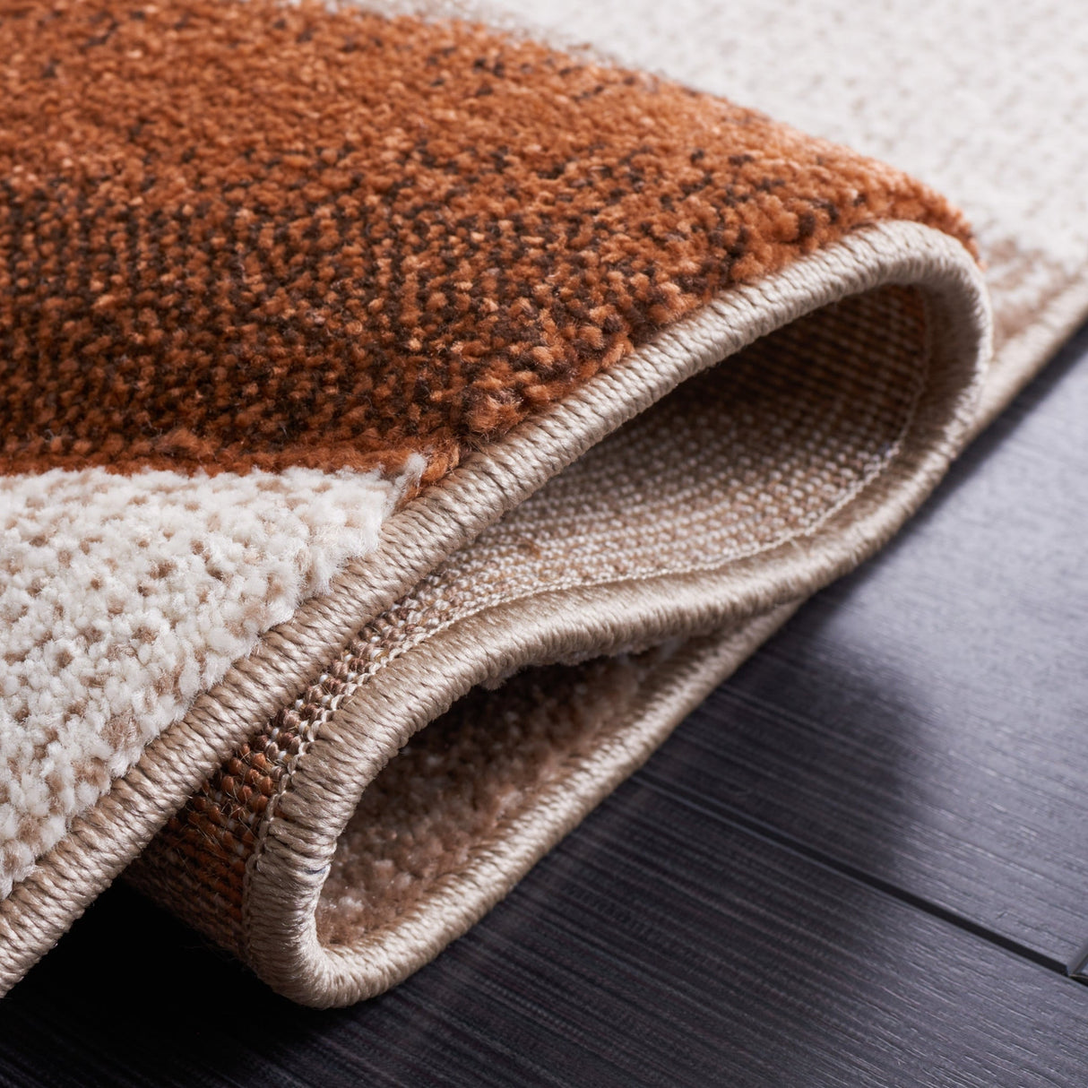 Safavieh Hollywood Hlw766B Beige/Brown Rug - Safavieh - hlw766b - 7r
