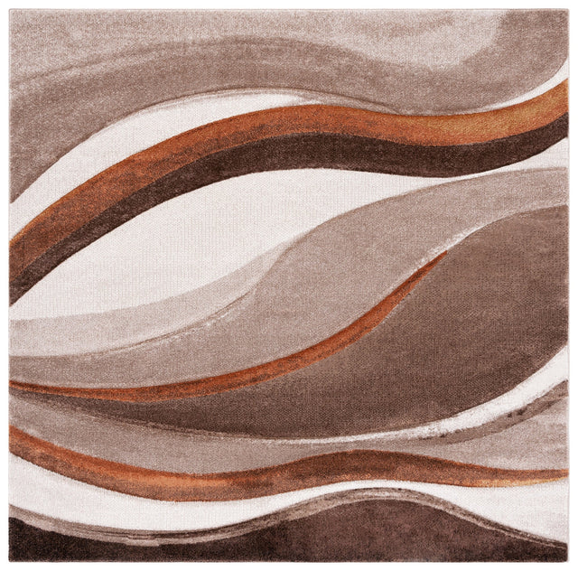 Safavieh Hollywood Hlw766B Beige/Brown Rug - Safavieh - hlw766b - 7sq