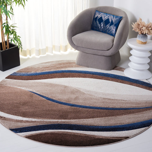 Safavieh Hollywood Hlw766C Beige/Blue Rug - Safavieh - hlw766c - 7r