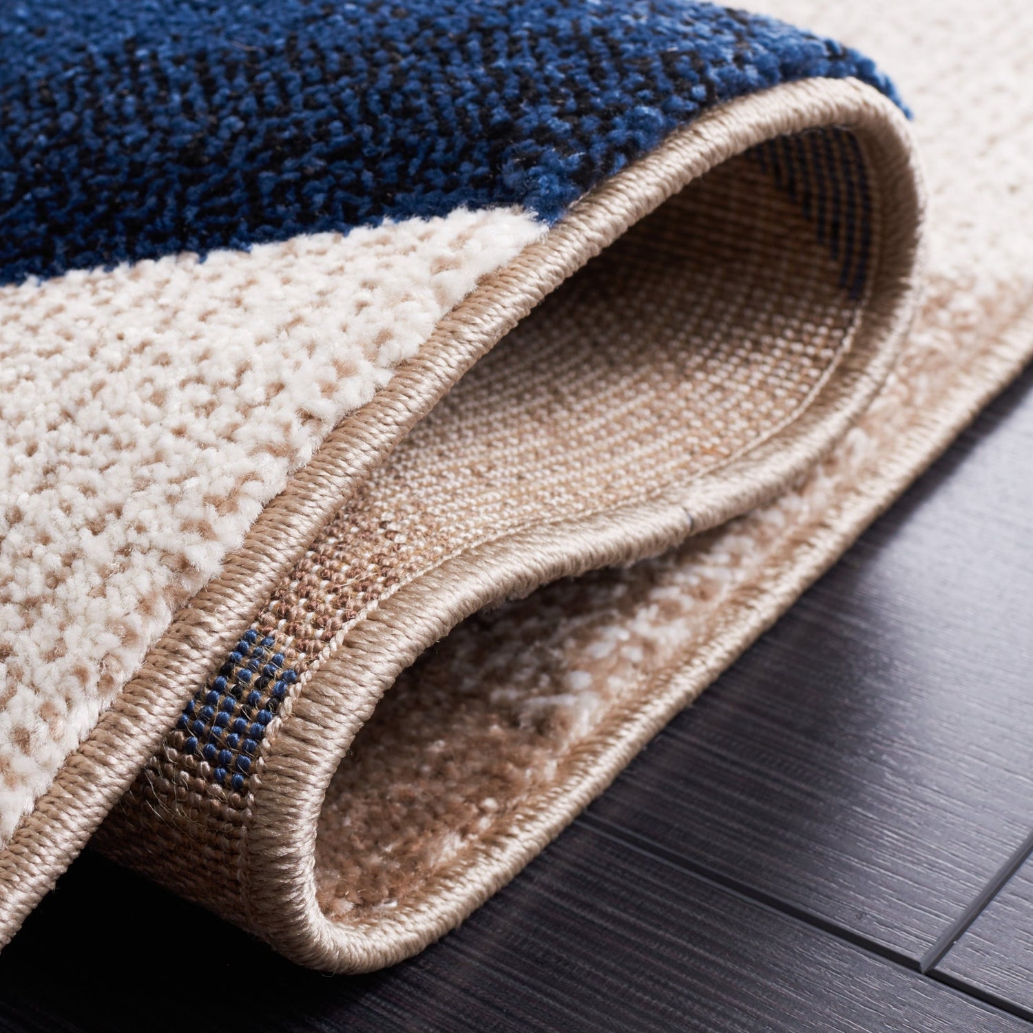 Safavieh Hollywood Hlw766C Beige/Blue Rug - Safavieh - hlw766c - 7r