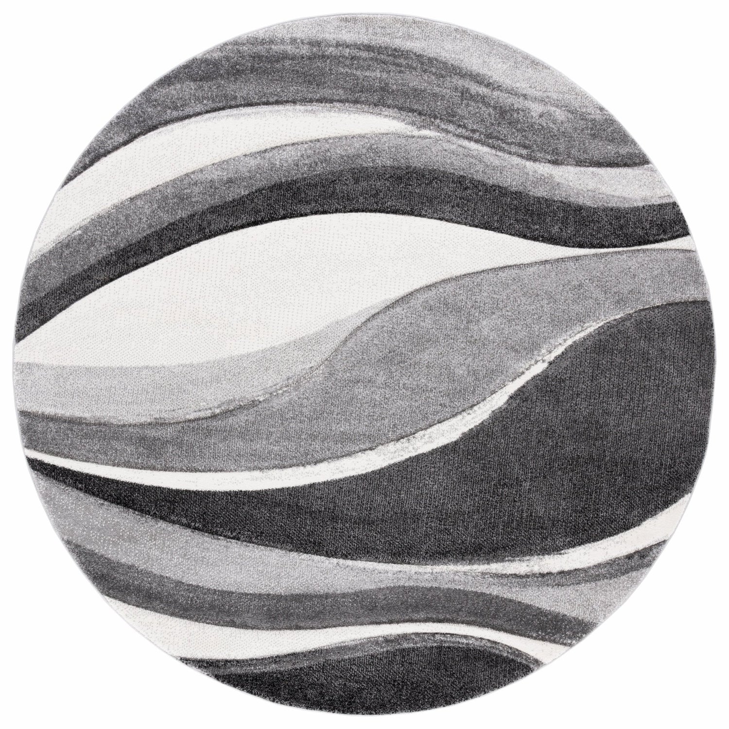 Safavieh Hollywood Hlw766G Grey/Ivory Rug - Safavieh - hlw766g - 7r