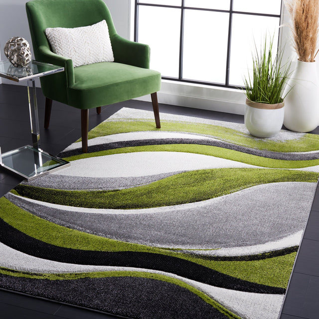Safavieh Hollywood Hlw766Y Grey/Green Rug - Safavieh - hlw766y - 4