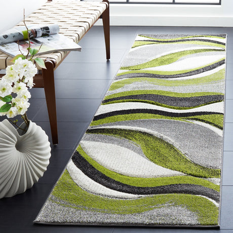 Safavieh Hollywood Hlw766Y Grey/Green Rug - Safavieh - hlw766y - 7r