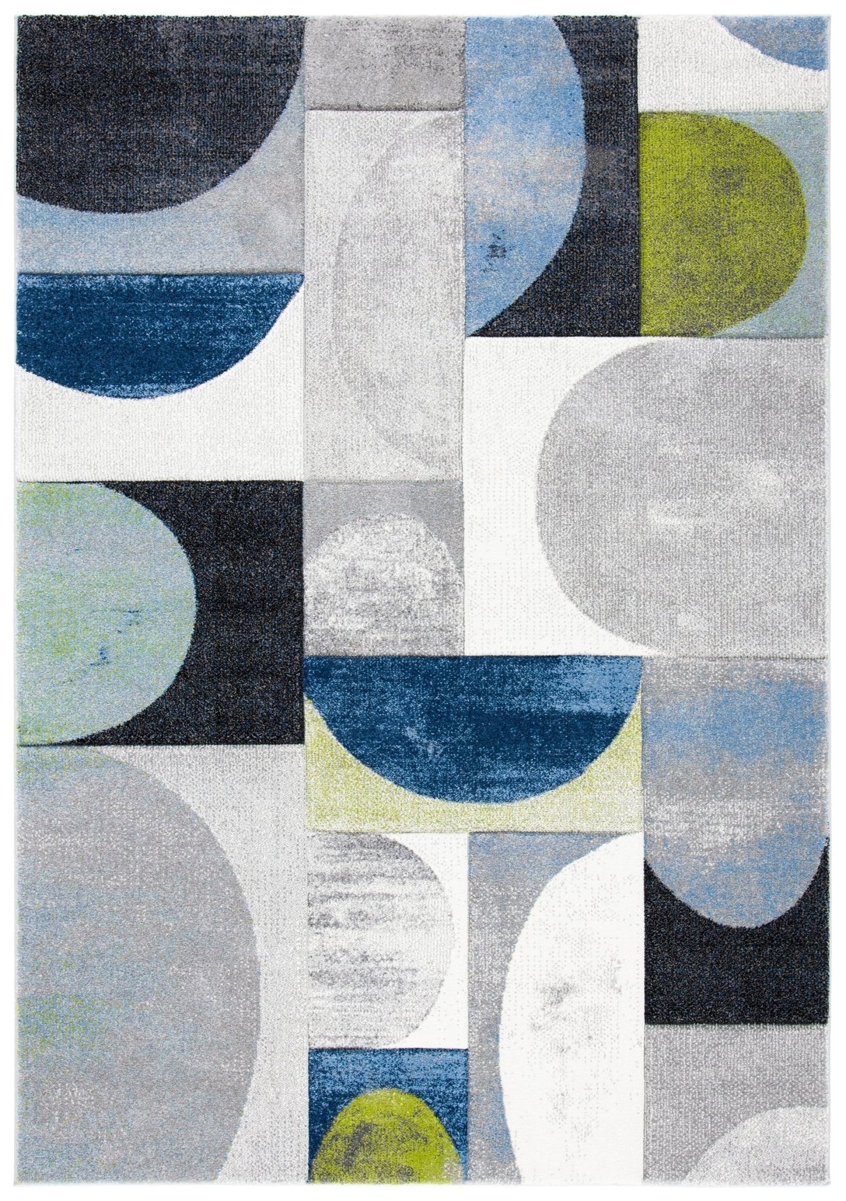 Safavieh Hollywood Hlw798F Grey/Blue Rug - Safavieh - hlw798f - 4