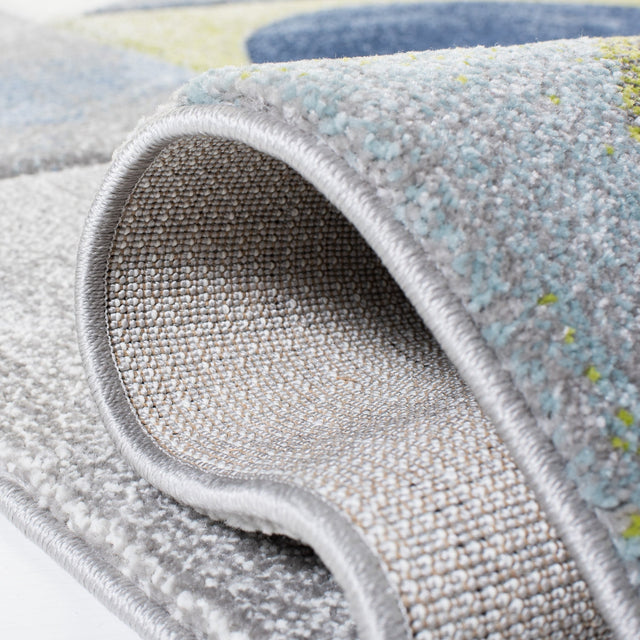 Safavieh Hollywood Hlw798F Grey/Blue Rug - Safavieh - hlw798f - 4r