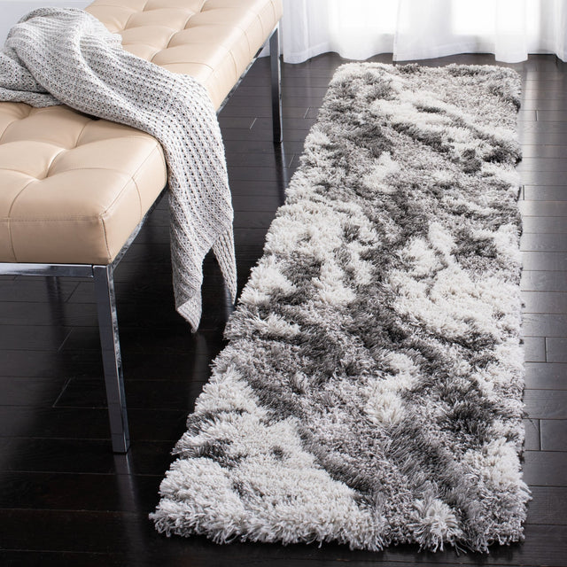 Safavieh Horizon Shag Hzn890F Grey/Ivory Rug - Safavieh - hzn890f - 3r