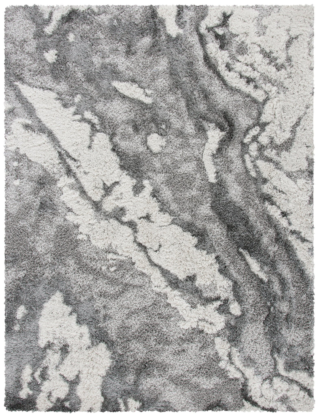 Safavieh Horizon Shag Hzn890F Grey/Ivory Rug - Safavieh - hzn890f - 3r