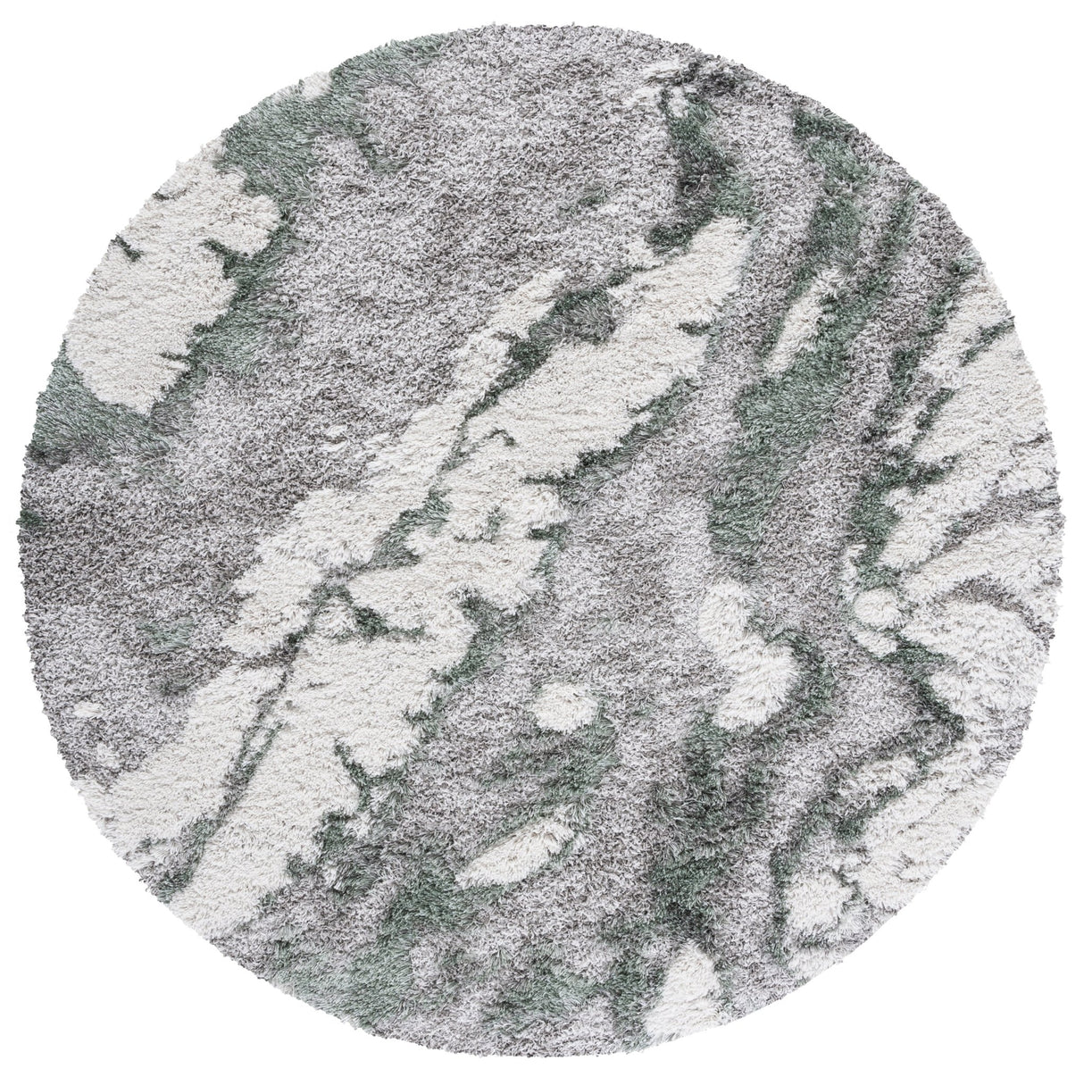 Safavieh Horizon Shag Hzn890Y Grey/Green Rugs - Safavieh - hzn890y - 7r