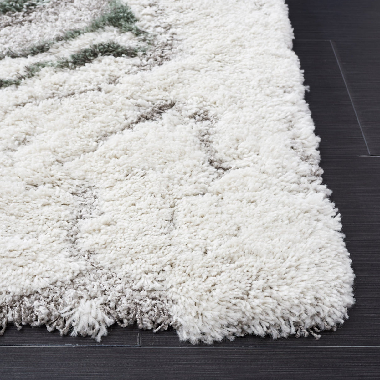Safavieh Horizon Shag Hzn890Y Grey/Green Rugs - Safavieh - hzn890y - 7r