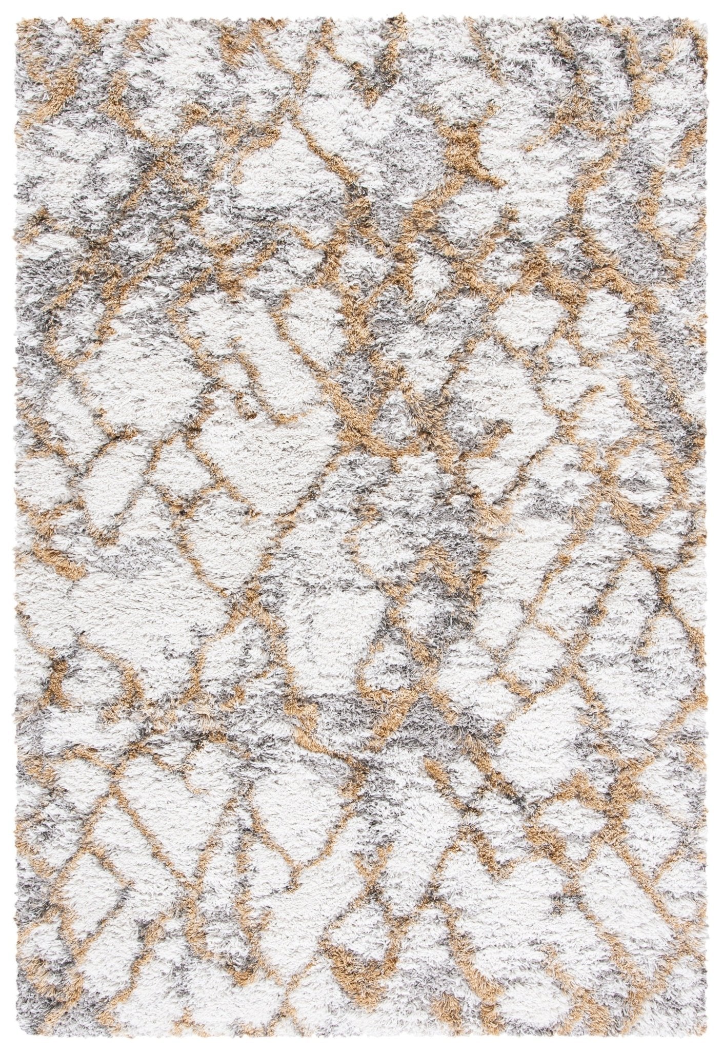Safavieh Horizon Shag Hzn894D Ivory/Gold Rugs - Safavieh - hzn894d - 3