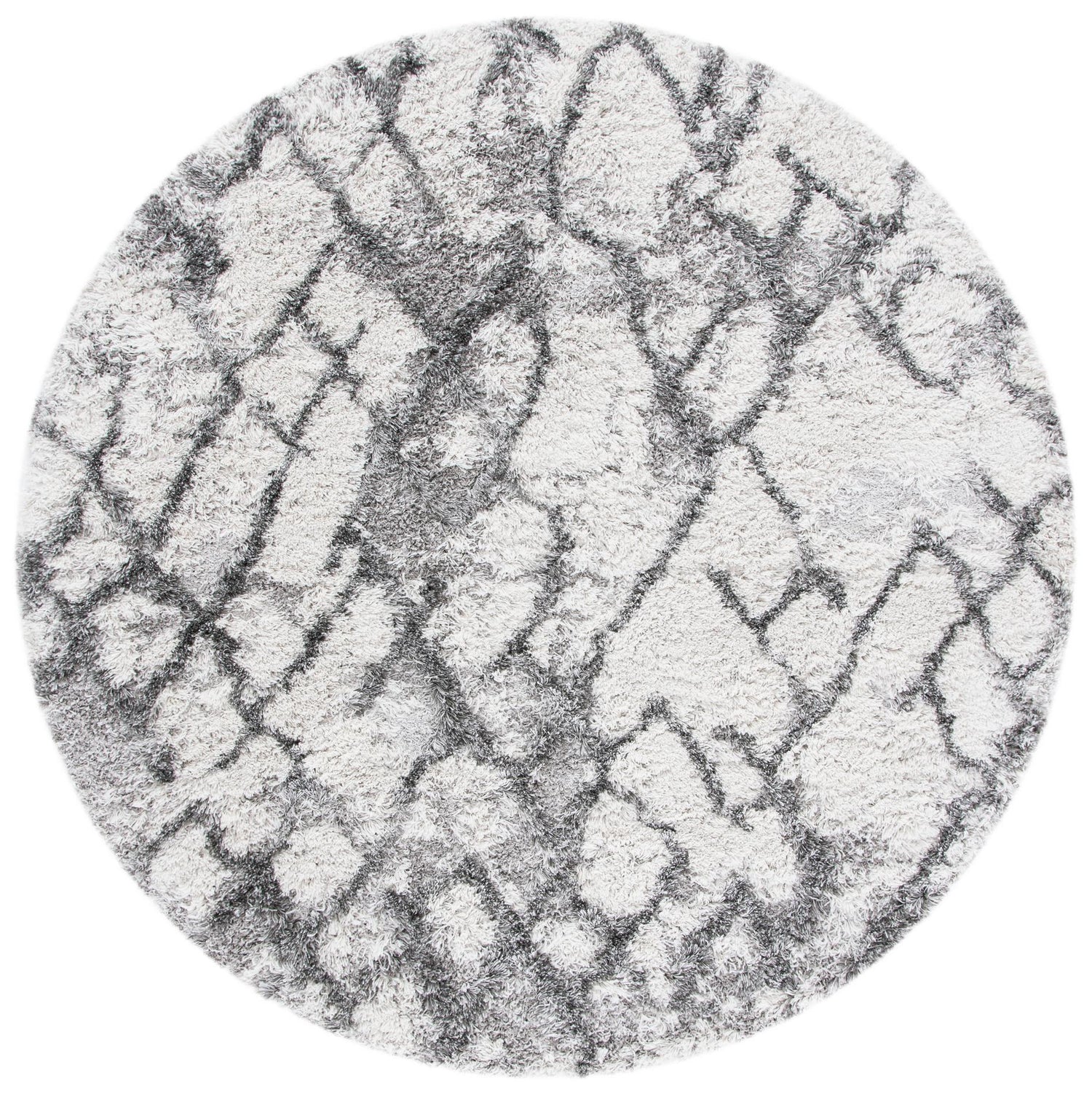 Safavieh Horizon Shag Hzn894F Grey/Ivory Rug - Safavieh - hzn894f - 3r