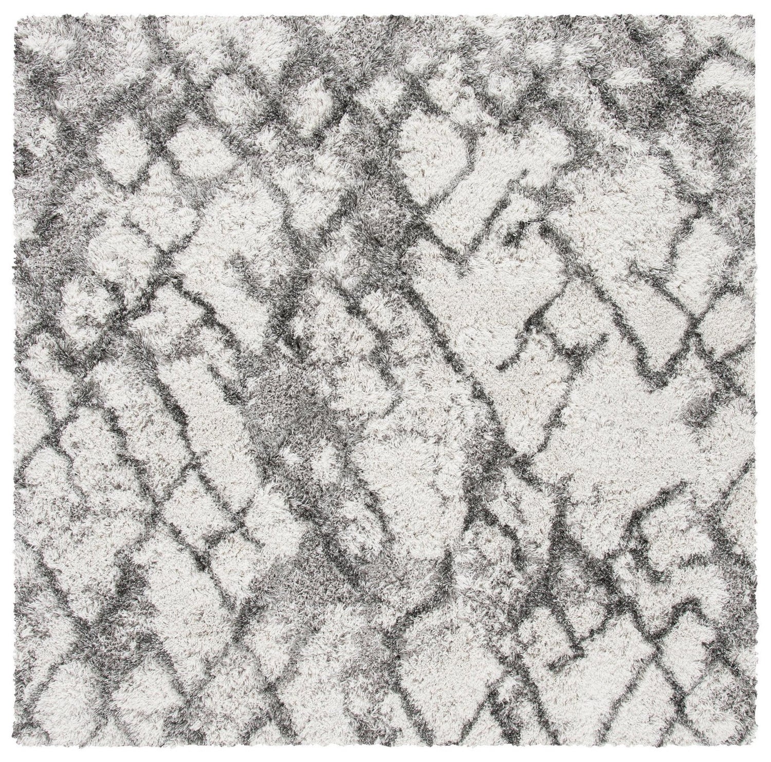 Safavieh Horizon Shag Hzn894F Grey/Ivory Rug - Safavieh - hzn894f - 3sq