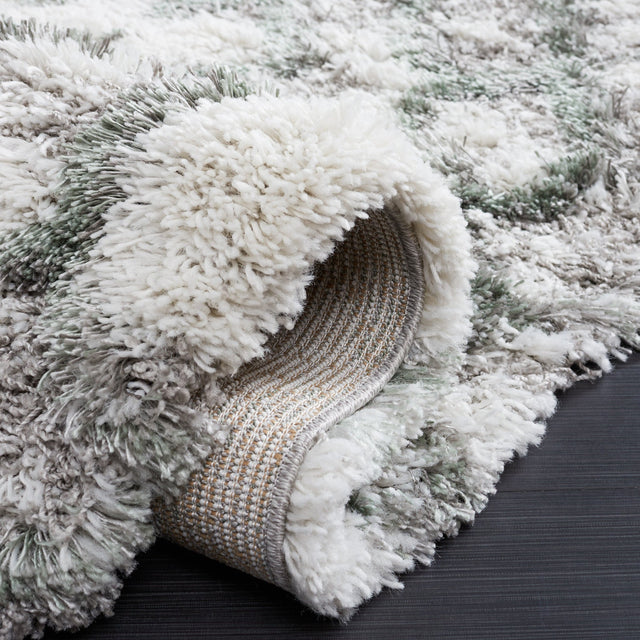 Safavieh Horizon Shag Hzn894Y Ivory/Green Rugs - Safavieh - hzn894y - 7r