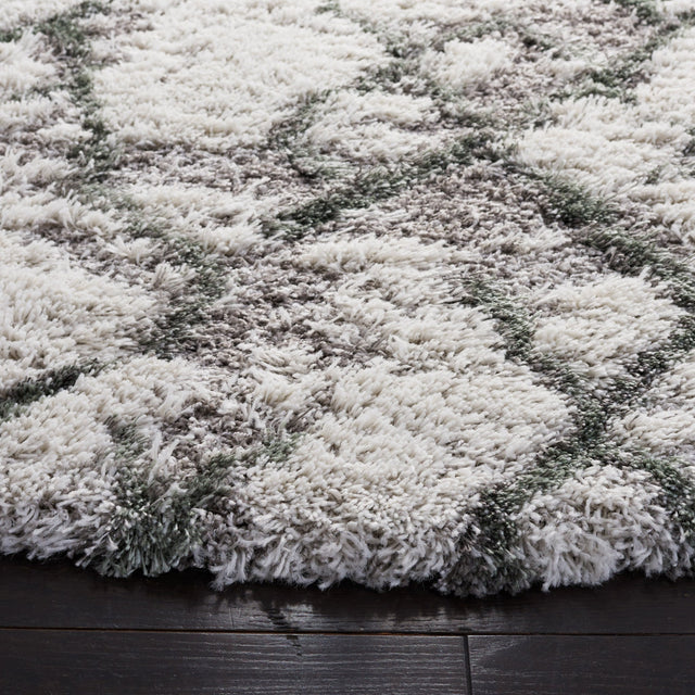 Safavieh Horizon Shag Hzn894Y Ivory/Green Rugs - Safavieh - hzn894y - 7r