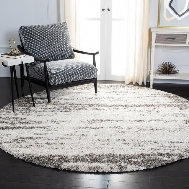 Safavieh Hudson Shag Sgh203A Ivory/Grey Rugs - Safavieh - sgh203a - 7r