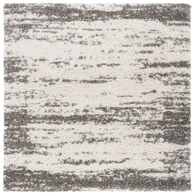 Safavieh Hudson Shag Sgh203A Ivory/Grey Rugs - Safavieh - sgh203a - 7sq