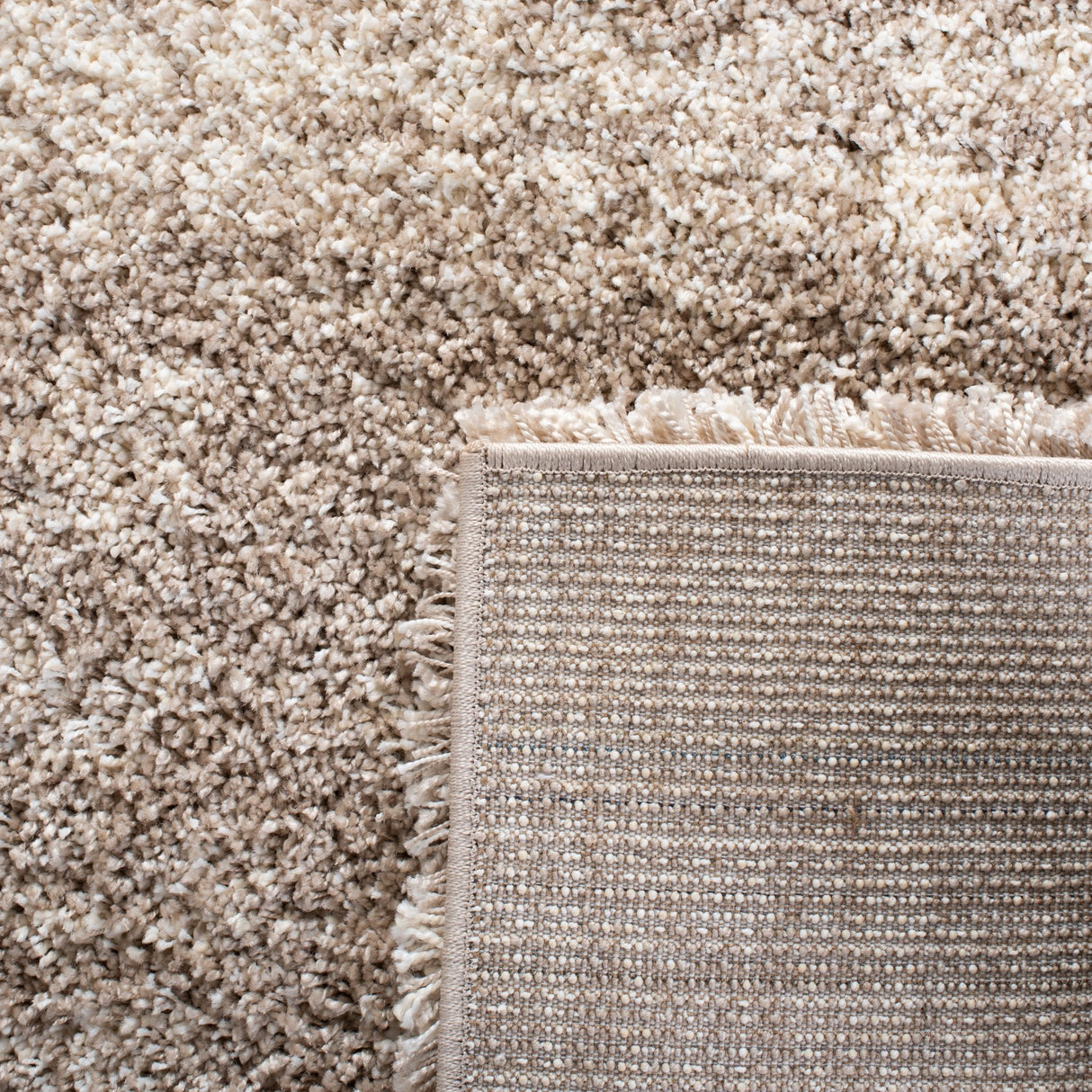 Safavieh Hudson Shag Sgh204A Ivory/Beige Rugs - Safavieh - sgh204a - 7r
