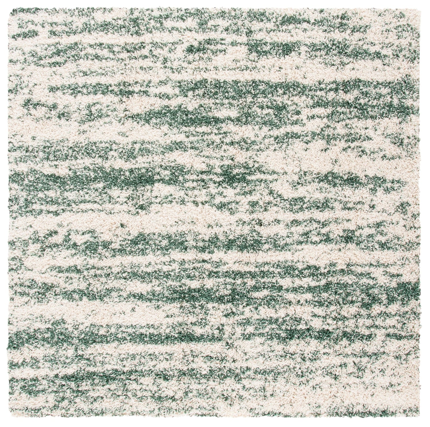 Safavieh Hudson Shag Sgh206Y Ivory/Green Rug - Safavieh - sgh206y - 4sq