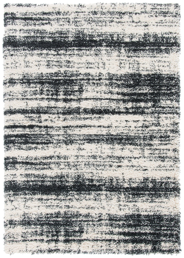 Safavieh Hudson Shag Sgh212A Ivory/Dark Grey Rugs - Safavieh - sgh212a - 4