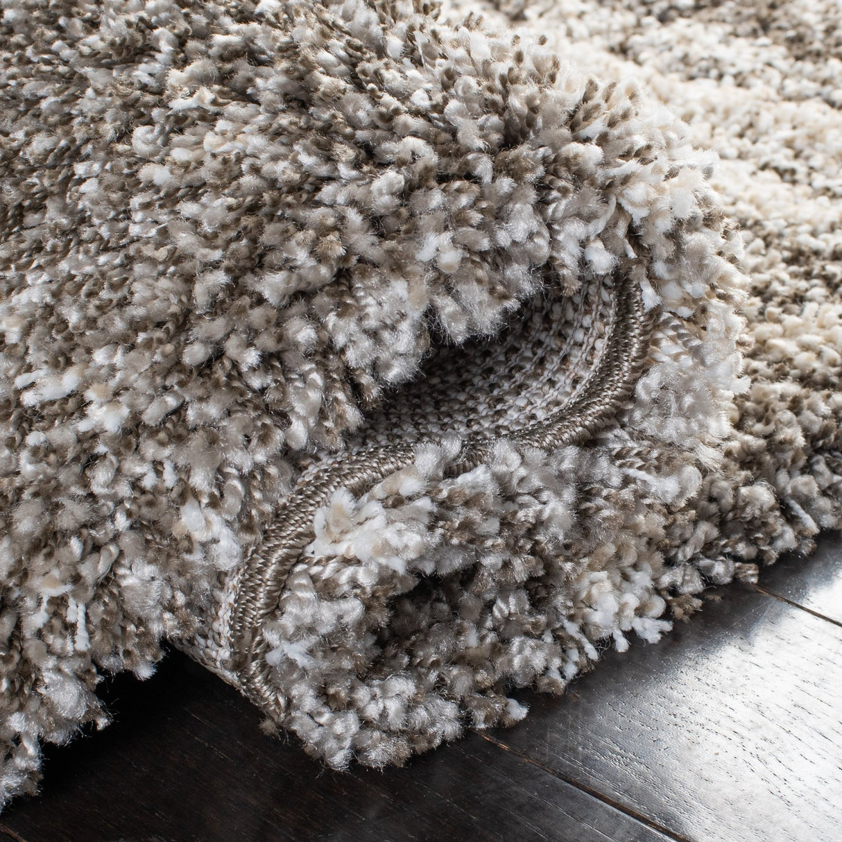 Safavieh Hudson Shag Sgh212B Ivory/Grey Rugs - Safavieh - sgh212b - 7r