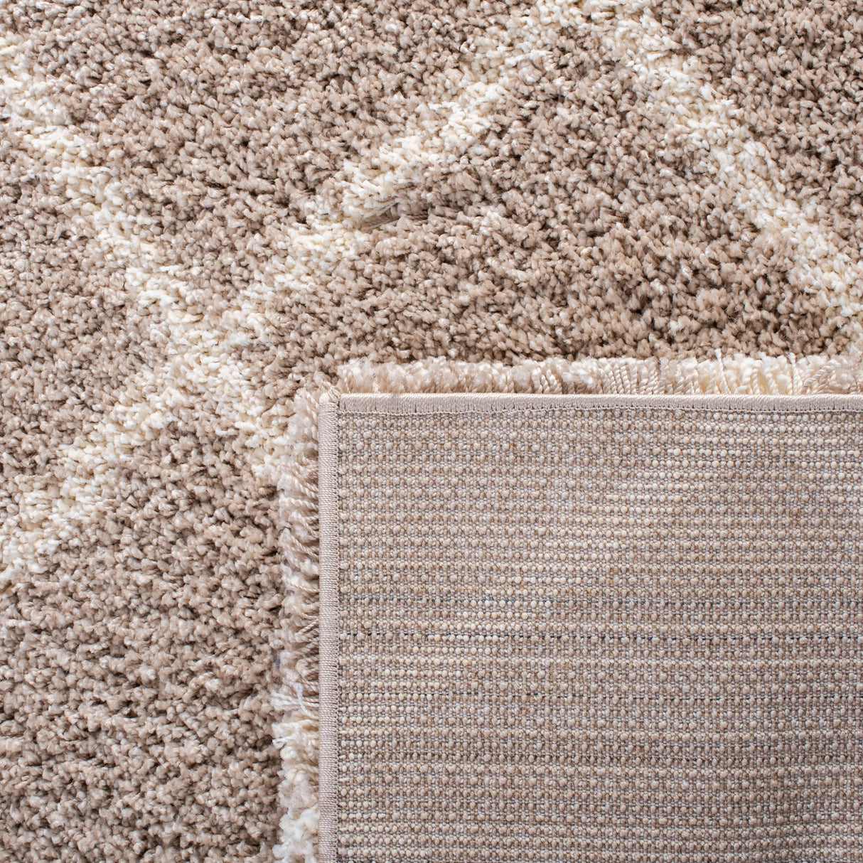 Safavieh Hudson Shag Sgh222B Beige/Ivory Rugs - Safavieh - sgh222b - 7r