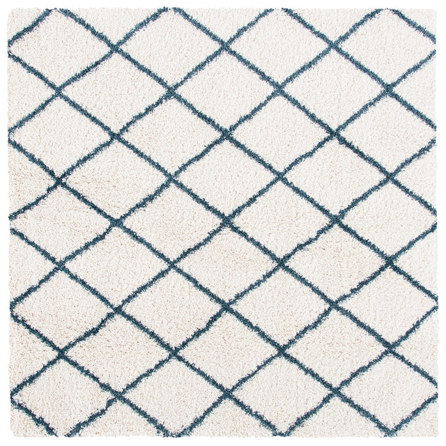 Safavieh Hudson Shag Sgh222J Ivory/Slate Blue Rugs - Safavieh - sgh222j - 7sq