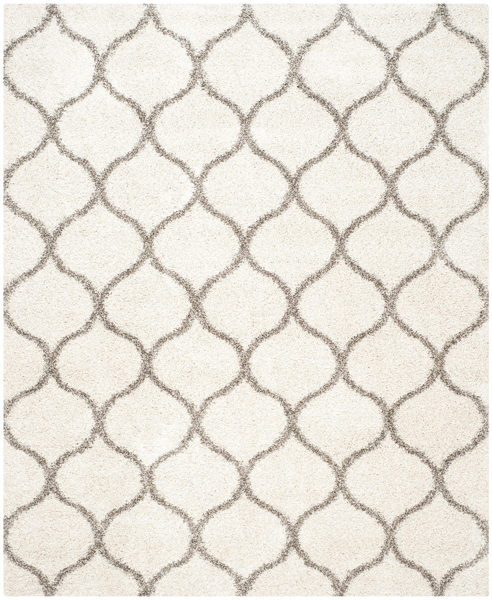 Safavieh Hudson Shag Sgh280A Ivory/Grey Rug - Safavieh - sgh280a - 7r
