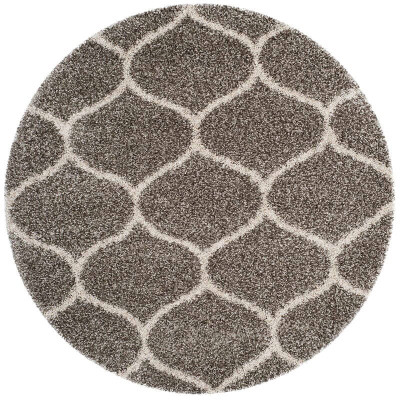 Safavieh Hudson Shag Sgh280B Grey/Ivory Rug - Safavieh - sgh280b - 9r