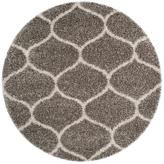 Safavieh Hudson Shag Sgh280B Grey/Ivory Rug - Safavieh - sgh280b - 9r