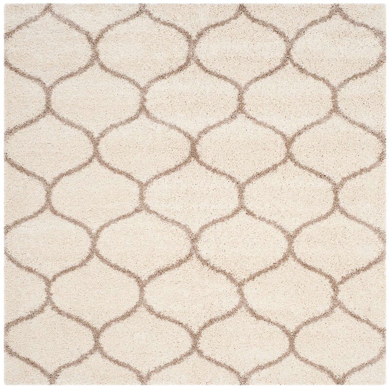 Safavieh Hudson Shag Sgh280D Ivory/Beige Rug - Safavieh - sgh280d - 3sq