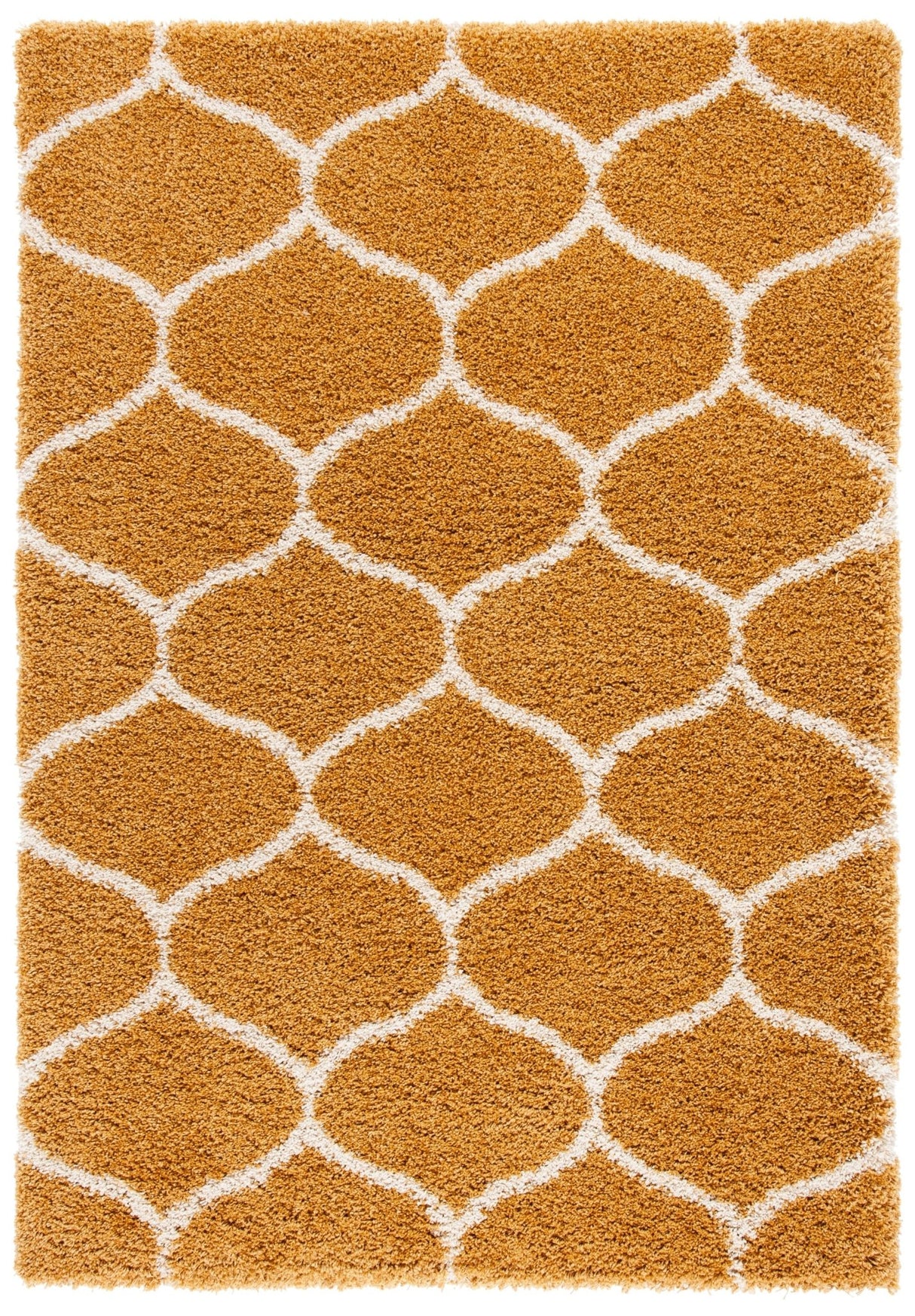 Safavieh Hudson Shag Sgh280E Gold/Ivory Rugs - Safavieh - sgh280e - 4
