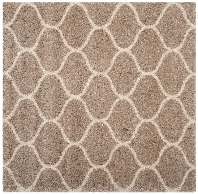 Safavieh Hudson Shag Sgh280S Beige/Ivory Rug - Safavieh - sgh280s - 3sq