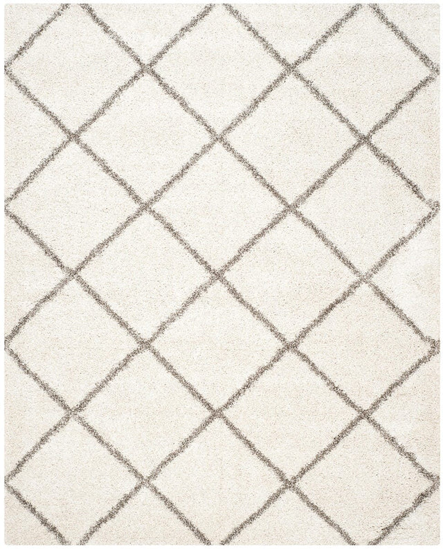 Safavieh Hudson Shag Sgh281A Ivory/Grey Rug - Safavieh - sgh281a - 7r