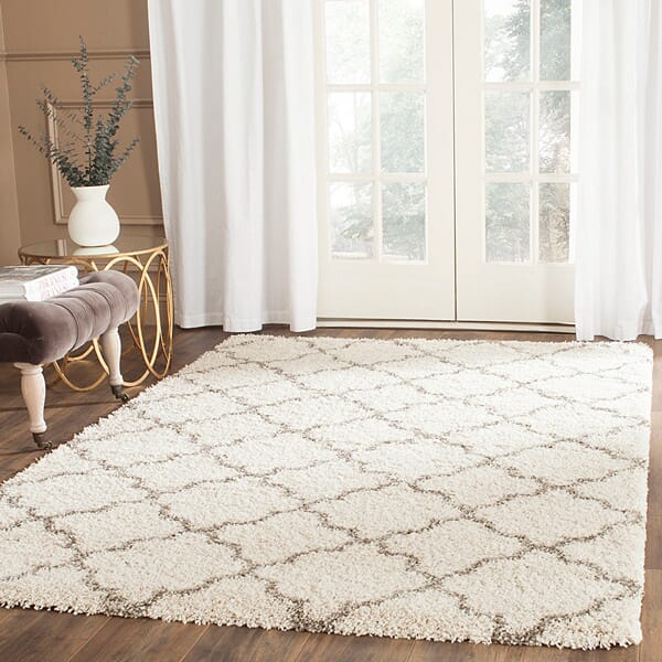 Safavieh Hudson Shag Sgh282A Ivory/Grey Rug - Safavieh - sgh282a - 2